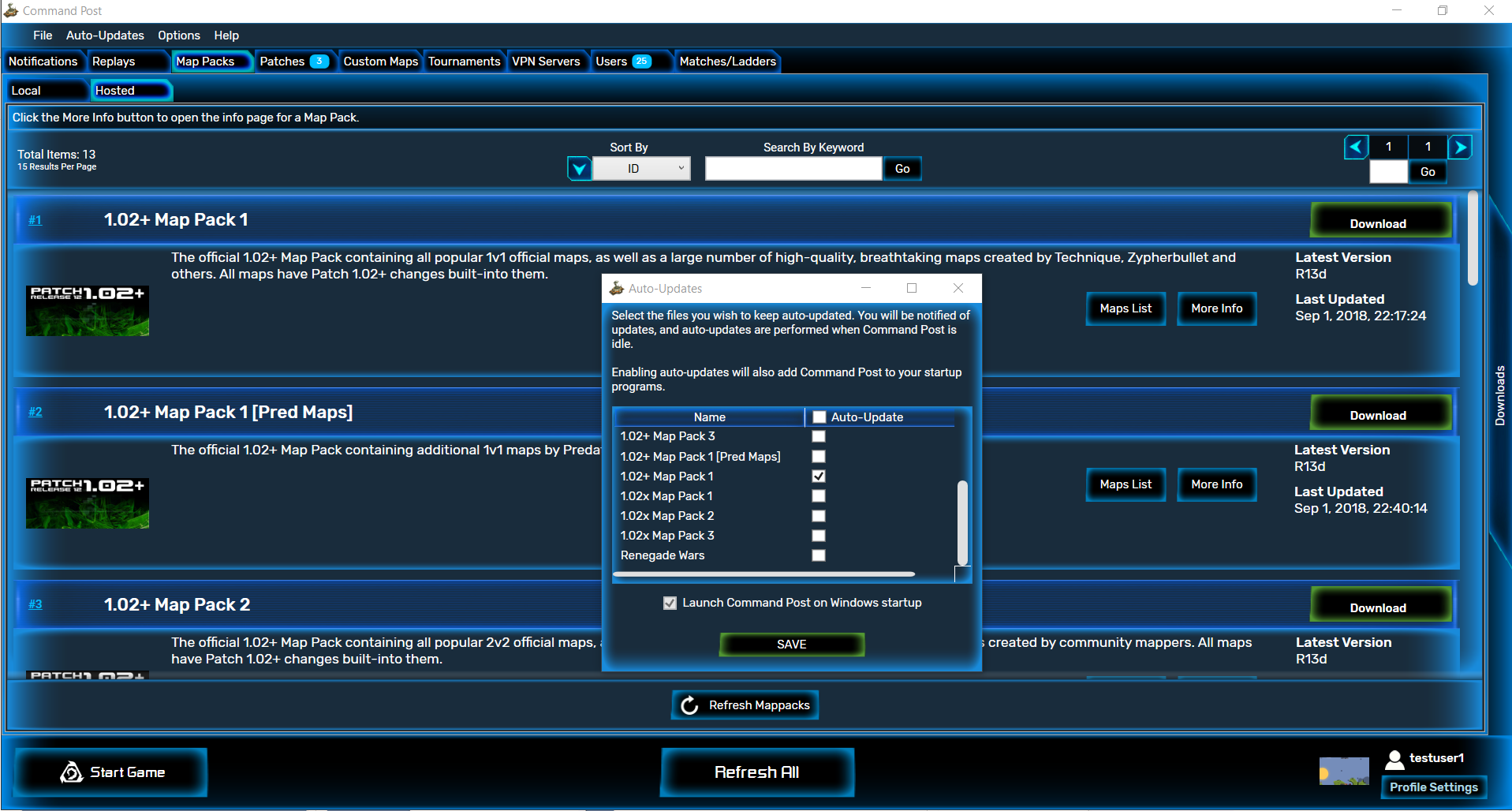 Look up APM graphs for players throughout the match.