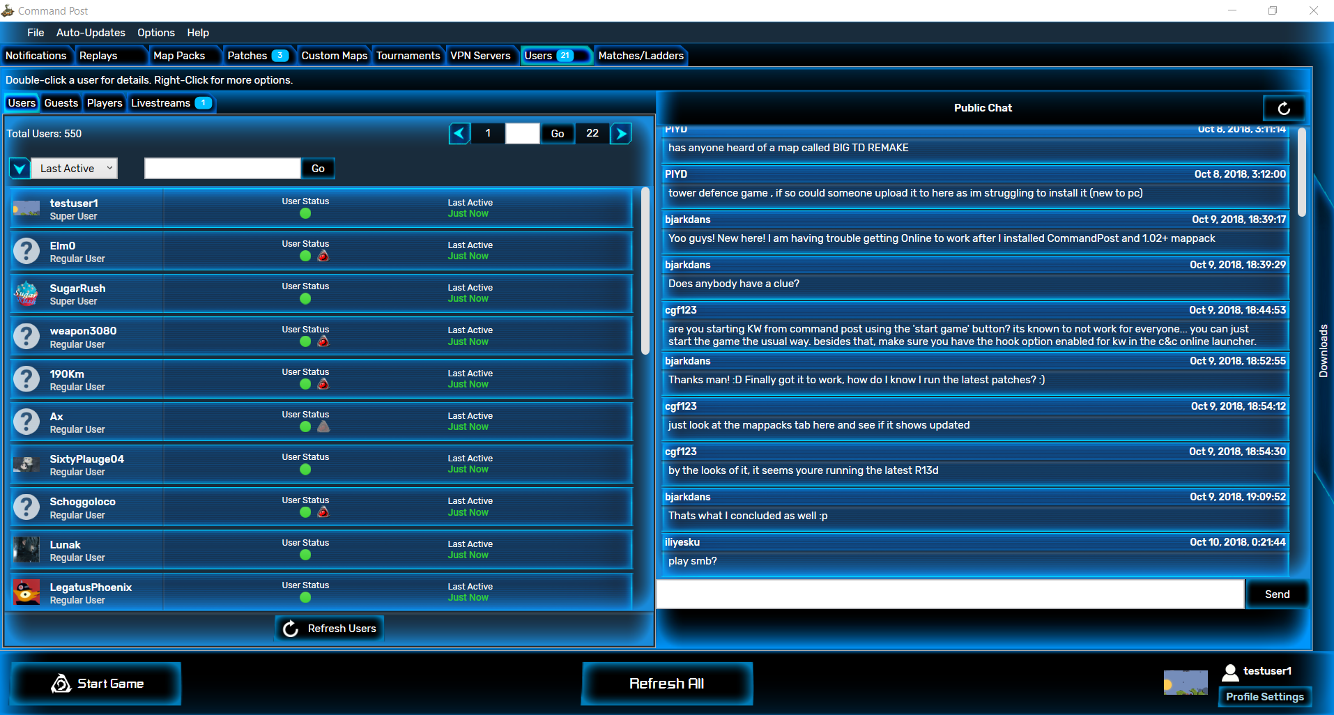 Command Post is a convenient portal to download and stay updated with KW's most popular patches